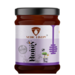 100% pure wild honey in a jar, collected from forest bees